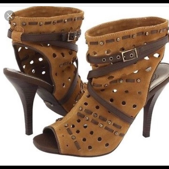 fergie peep toe bootie